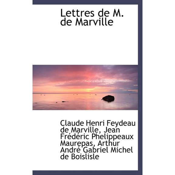 Lettres de M. de Marville (Hardcover)