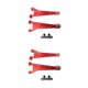 thumbnail image 3 of Vogacara Brazos superiores delanteros de aluminio para 1/14 MJX Hyper Go 14209 14210 Brazos superiores de aluminio Premium mejorados Rojo Rojo 2Conjunto, 3 of 6