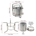 thumbnail image 3 of Estufa de alcohol para acampar, mini estufa de alcohol portátil de acero inoxidable, mini cocina de alcohol, estufa de barbacoa para picnic, 3 of 5