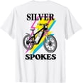 thumbnail image 1 of Silver Spokes E-Bike Riders Senior Group Cruising Style T-Shirt - As Picture - M, 1 of 2
