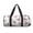Pink Butterflies (2), variant on Pink Donut and Blue print Round Travel Duffel Bag is a foldable gym bag with an inner pocket, perfect for travel sports