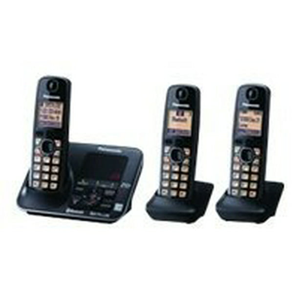 Panasonic KX-TG7623B - Cordless phone - answering system - with