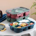 thumbnail image 1 of Lie-fiambrera portátil con rejilla múltiple, libre de Bpa, gran capacidad, caja para sándwich portátil, contenedores de comida para ensalada para la escuela, 1 of 4