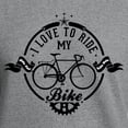 thumbnail image 3 of CafePress - I Love To Ride My Bike Sweatshirt - Crew Neck Sweatshirt, 3 of 5