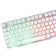 thumbnail image 2 of funtasica GTX300 Colorful RGB LED Illuminated Backlit Gaming Keyboard,USB Wired PC Rainbow white set, 2 of 9