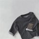 thumbnail image 4 of Gibobby Blusa Termica Niños Recién Nacido bebé niños niñas algodón rayas verano otoño manga larga Tops ropa interior(Negro, 1-2 Años), 4 of 5