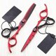 thumbnail image 2 of Tijeras de peluquería profesionales de acero inoxidable japonés con mango ergonómico., 2 of 4