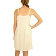 thumbnail image 6 of P.J. Salvage Womens Luxe Bridal Chemise Pajama Night Gown, Off White, Small, 6 of 6