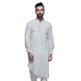 thumbnail image 1 of Atasi Printed Mandarin Collar Casual Kurta Ethnic Shirt Long Asymmertic Kurta, 1 of 6