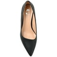 thumbnail image 5 of Journee Womens Celica Slip On Kitten Heel Pointed Toe Pumps, Widths Available, 5 of 10