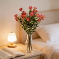 thumbnail image 1 of Eucalyptu And Camellia Artificial Plants Home Decor Artificial Flower Ornaments Fresh And Whimsical Photography Bouquets Dried Flowers, 1 of 6