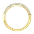 thumbnail image 2 of ARAIYA FINE JEWELRY 10K Yellow Gold Round Diamond Fashion Band Ring (5/8 cttw, I2-I3 Clarity, I-J Color) Size 7, 2 of 6
