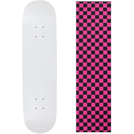 Skateboard Deck Pro 7-Ply Canadian Maple DIP WHITE With Griptape 7.5  - 8.5 price history on PriceWatchPro