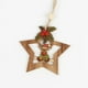 thumbnail image 1 of HUADODO-estrella de madera para decoración de árbol de Navidad, adornos colgantes para decoración navideña, adorno para regalo de Año Nuevo para niños, 4 Uds., 1 of 4