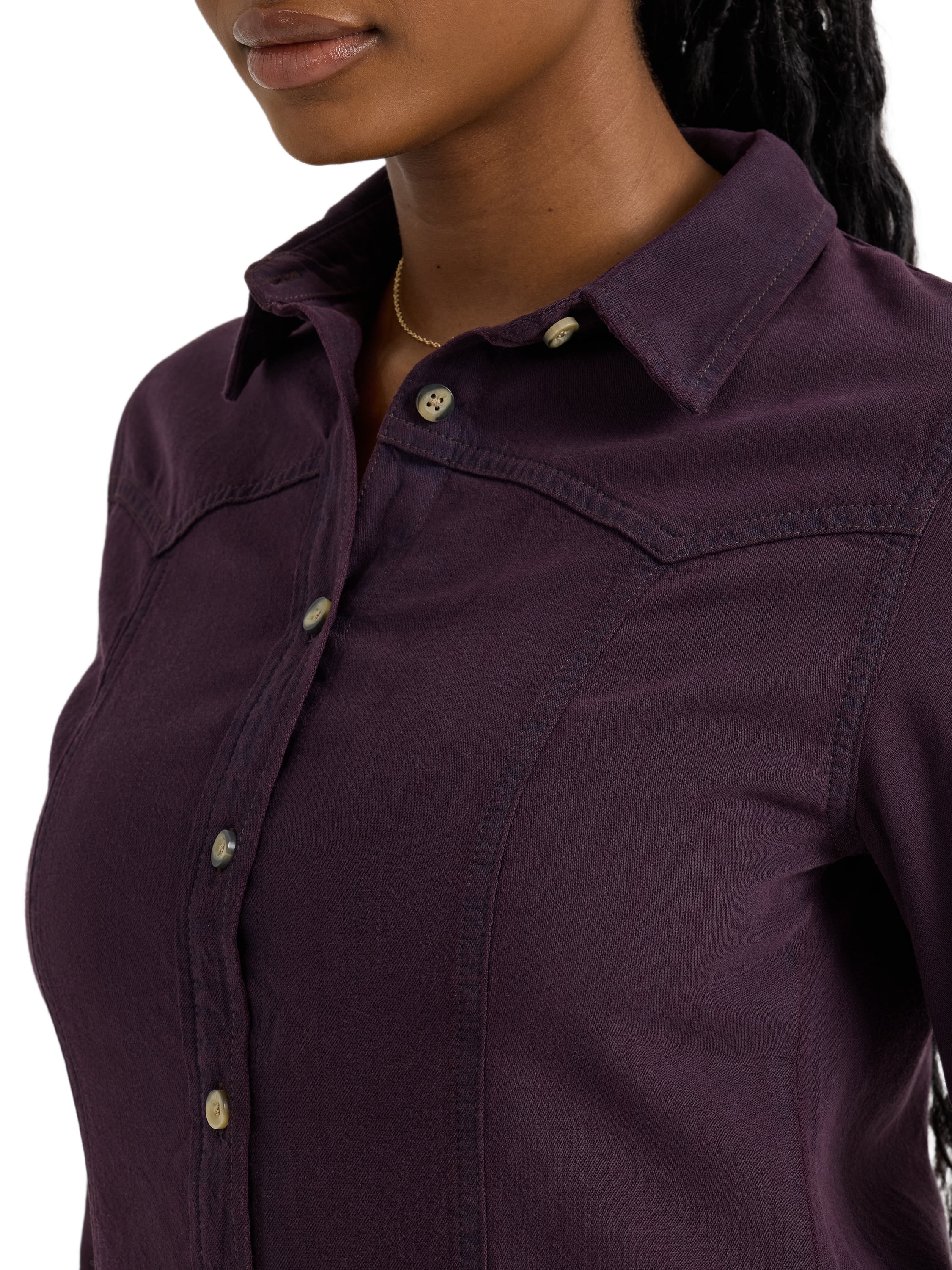 Lee Women's and Women's Plus Heritage Western Denim Dress, Sizes XS-4X