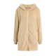 thumbnail image 1 of Cárdigan de Larga con Capucha y Cremallera para Mujer, Chaqueta Holgada de Felpa, Chaqueta de Felpa para Mujer Color Albaricoque L, 1 of 8