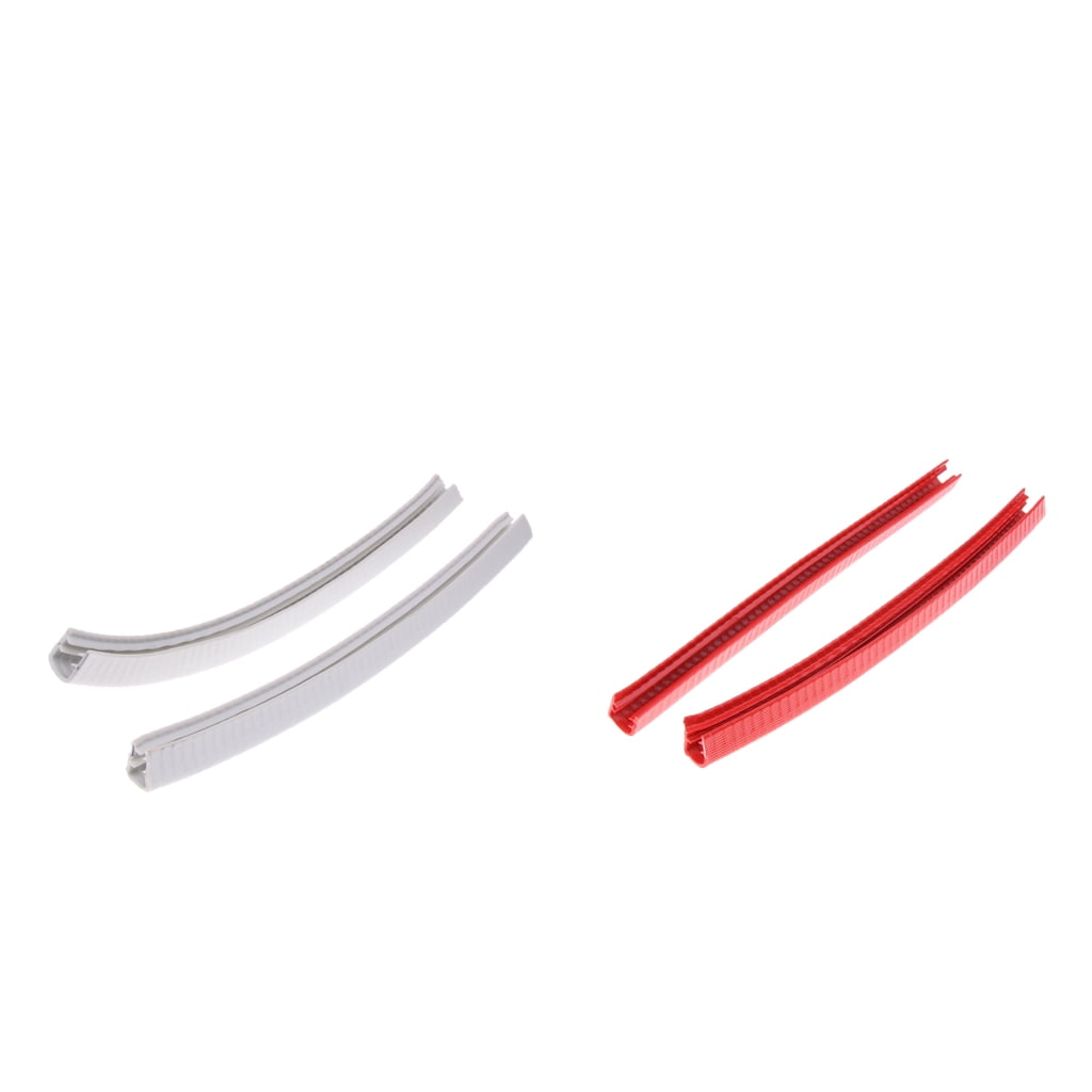 1 Pair Skateboard Longboad Deck Protection Rubber Strip Nose Tail Guard Tool 