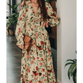 thumbnail image 3 of Wataxii Long Sleeve Dress for Women Casual Maxi Dress Boho Evening Dresses Wedding Guest Dresses Cocktail Party Vacation Beach Dress, 3 of 8