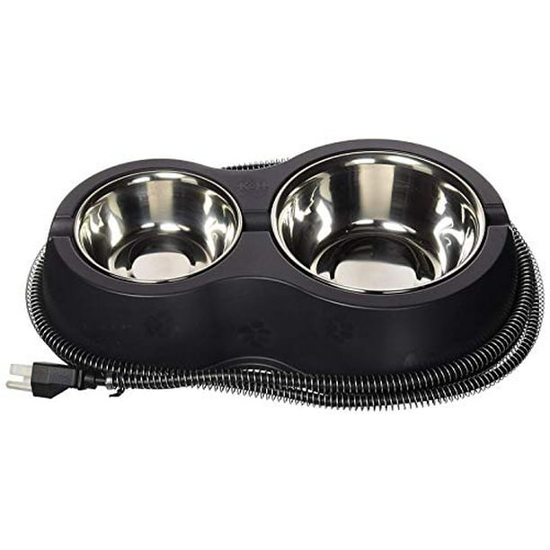 K&H Manufacturing ThermoKitty Cafe Heated Food & Water Bowl Walmart
