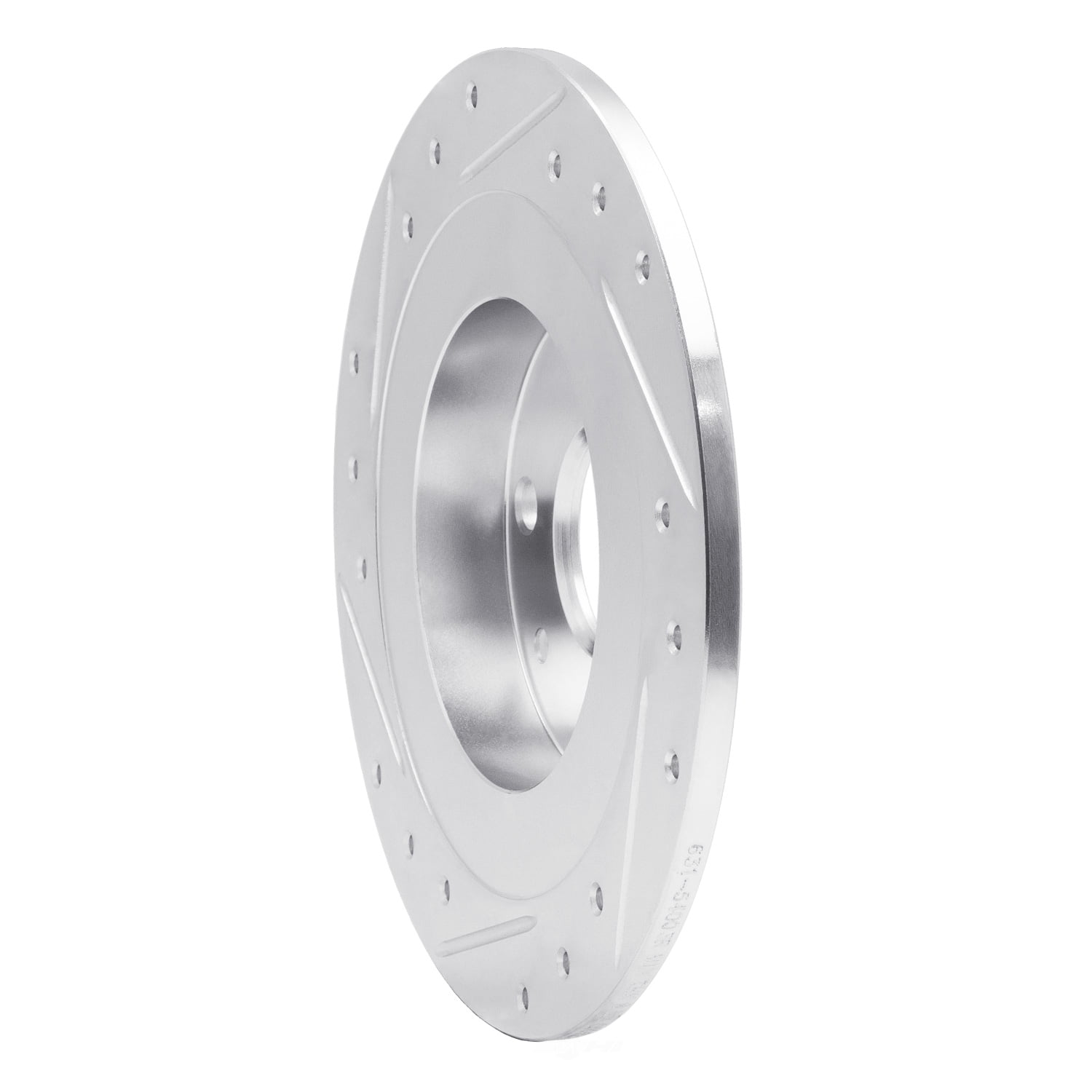 Dynamic Friction Company 631-54003R DFC Brake Rotor - Drilled And Slotted - Silver