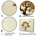 thumbnail image 3 of Designart "Earthy Oak Contours I" Tree Oak Floater Framed Canvas Prints, 3 of 5