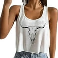 thumbnail image 2 of Débardeur d'Été Sans Manches Imprimé pour Femmes Col Rond Mode Confortable Camisole pour Dames, 2 of 4