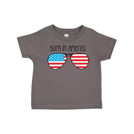 

Inktastic Born in America Gift Toddler Boy or Toddler Girl T-Shirt