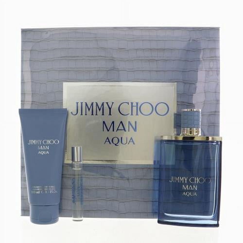 Jimmy Choo Man Blue Perfume Gift Set for Men - Travel Size Mini