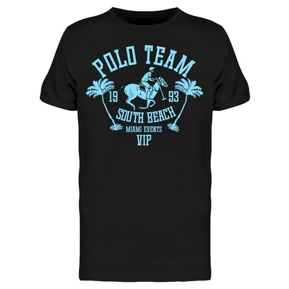 Polo Team South Beach Graphic T-Shirt Men -Image by Shutterstock, Male Large