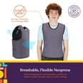 thumbnail image 4 of Special Supplies Sensory Compression Vest Deep Pressure Comfort (Grey, Large), 4 of 5