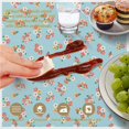 thumbnail image 6 of Pioneer Flower Floral Print Pattern Round Tablecloth 60 X 60 Inch, Wrinkle Resistant Wipeable Table Cloth for Kitchen Dining Picnic Patio Party, 6 of 6