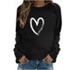 thumbnail image 1 of Moda mujer suelta cuello redondo casual manga larga impresa señoras sudadera tops Pompotops  gfhjh18207, 1 of 4
