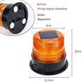 thumbnail image 4 of 12v Led Solar Traffic Warning Light , Solar Powered Emergency Magnetic Strobe Warning Light, Wireless Strobe Light Road Barrier Light, 4 of 5
