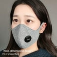 thumbnail image 2 of Masque Facial Lavable et Réutilisable, Couvre-Visage et Bouche, Valve Respirante avec Filtres, 2 of 3