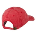 thumbnail image 4 of Alaska State Map Embroidered Washed Cap - Red OSFM, 4 of 5