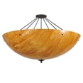 thumbnail image 5 of Meyda Tiffany 106737 Madison 8 Light 48" Wide Semi-Flush Bowl Ceiling Fixture - Bronze, 5 of 6