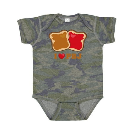 

Inktastic I Love PBJ 2 Gift Baby Boy or Baby Girl Bodysuit