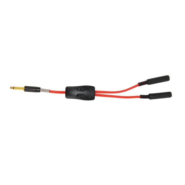 Cable de conexión dual para tatuajes, Adaptador de interfaz dual para tatuajes Adaptador de interfaz dual para tatuajes Cable divisor para máquina de tatuajes Probado y confiable