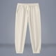 thumbnail image 2 of Amzcrzy Pantalones Chándal Hombre Color Liso Ligeros Suaves Transpirables Elásticos Cintura Lino Cómodos Para Playa Tallas S-2XL Marrón, 2 of 9