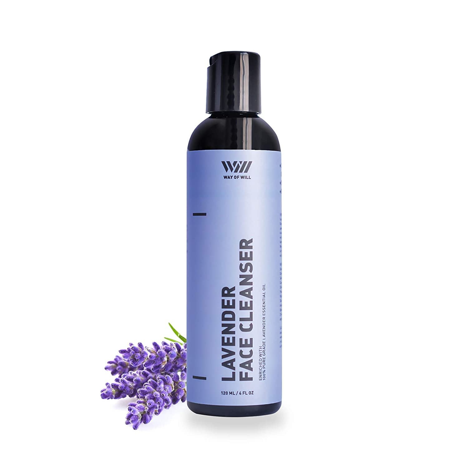 Lavender Face Cleanser, Calming and Moisturizing Face Wash for Women