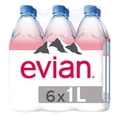 thumbnail image 1 of Agua mineral  natural Evian 6 botellas con 1 l c/u, 1 of 4