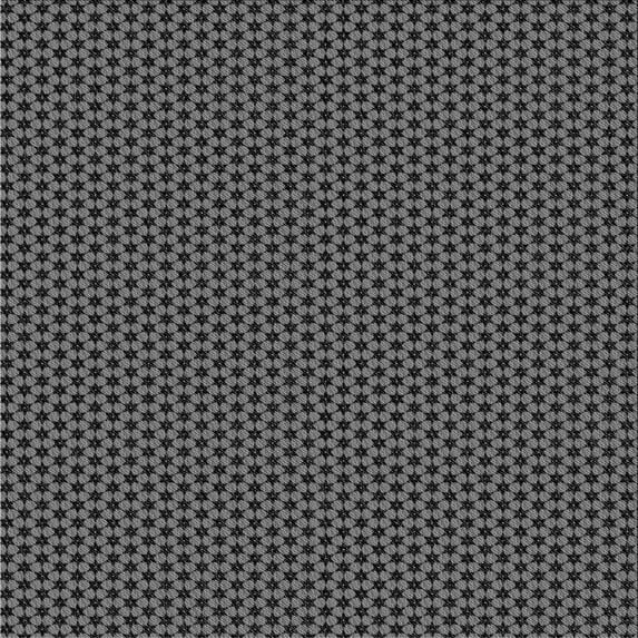 Ahgly Company Indoor Square Patterned Charcoal Black Area Rugs, 8' Square