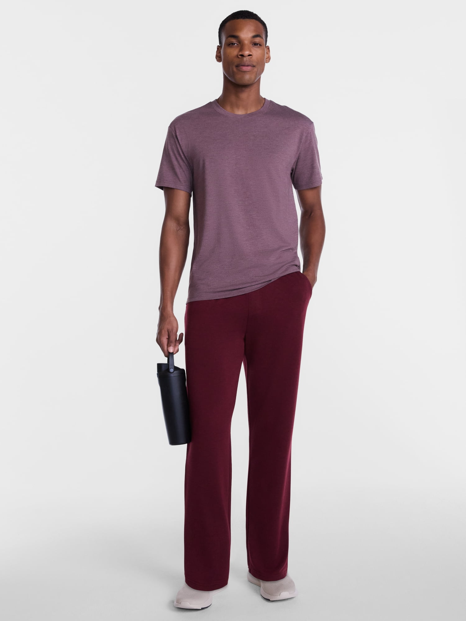 Athletic Works Men's and Big Men's French Terry Relaxed Sweatpants, Sizes XS-4XLT