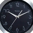 thumbnail image 4 of Westclox Wall Clock Brushed Aluminum Round 9 inch Analog Silver Black, 6-Pack, 4 of 5