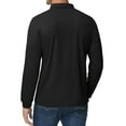 thumbnail image 4 of Thrilos Mens Polo Shirts Long Sleeve Golf Polo Sweatshirts Casual Button Up Shirts Golf Tops, 4 of 7