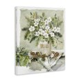 thumbnail image 3 of Stupell Industries White Christmas Flowers Vase Holiday Painting Gallery Wrapped Canvas Art Prints Wall Art, 16 x 20, 3 of 7