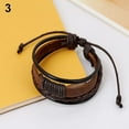 thumbnail image 2 of Ayyufe Vintage Rudder Black Leather Bracelets Unisex Vintage Retro Multilayer Braided Leather Wristband Bracelet Bangle, 2 of 8