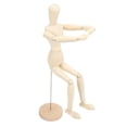 thumbnail image 1 of Drawing Figure Model, Wooden Mannequin 16in Mini  For Bookshelves   For Bedside Tables For Desks, 1 of 8