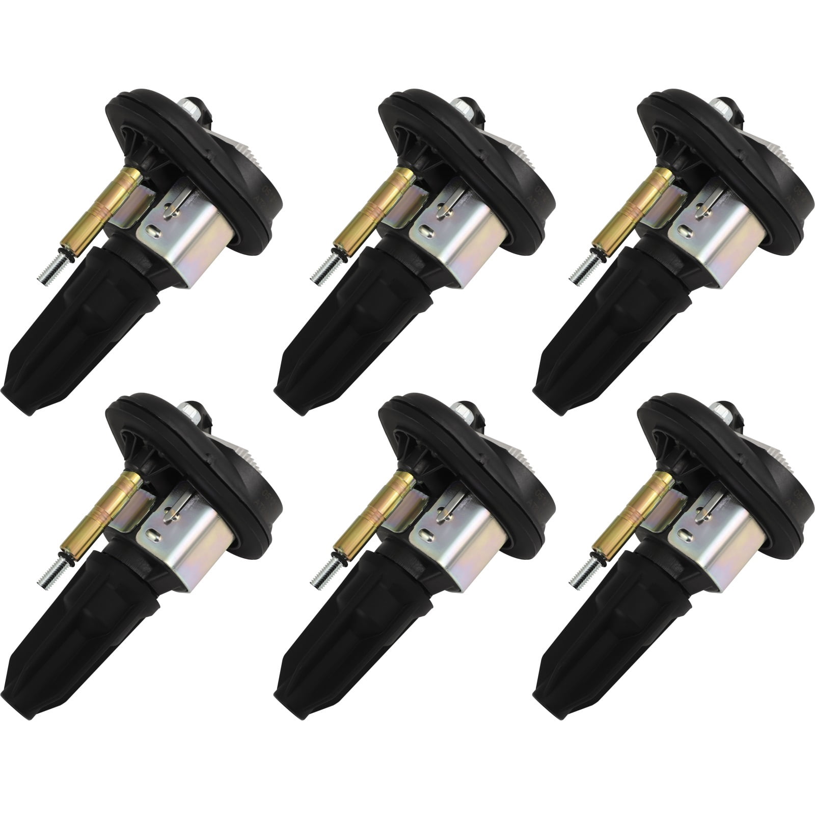 ECCPP Set of 6 Ignition Coils Pack for GMC Chevrolet Buick Isuzu Saab Trailblazer Envoy Rainer Colorado Canyon Envoy Hummer H3 OE Numbers 2.8L 3.5L 4.2L UF303 C1395