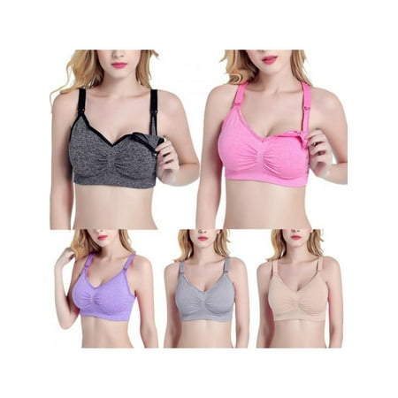 

Women Nursing Bra Breast Feeding Maternity Wire Free Bras Cross Breastfeeding Push Up Pregnant Underwear Tank Top